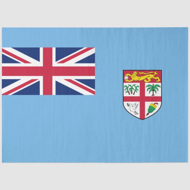 Papel De Seda Bandera de Fiji (Fiji) (Anverso)