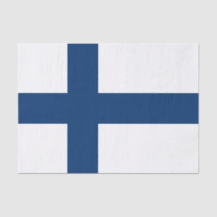Papel De Seda Bandera de Finlandia
