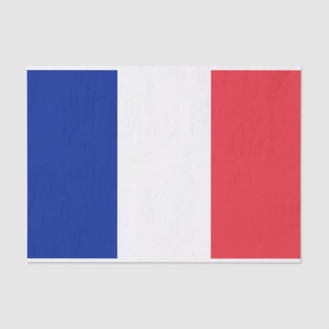 Papel De Seda Bandera de Francia (Anverso)