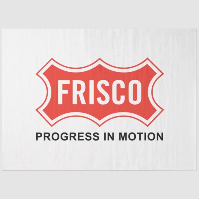 Papel De Seda Bandera de Frisco (Ciudad de Texas) (Anverso)