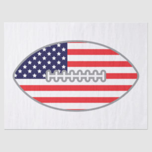 Papel De Seda Bandera de Fútbol Americano