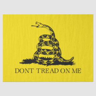 Papel De Seda Bandera de Gadsden Rattlesnake: Guerra Revoluciona