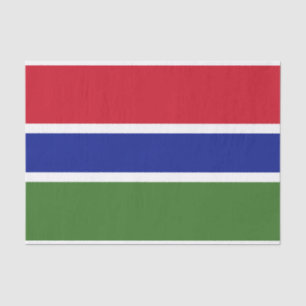 Papel De Seda Bandera de Gambia