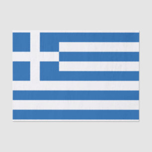 Papel De Seda Bandera de Grecia
