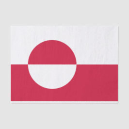 Papel De Seda Bandera de Groenlandia