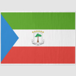 Papel De Seda Bandera de Guinea Ecuatorial (África)