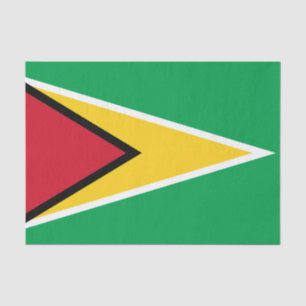 Papel De Seda Bandera de Guyana