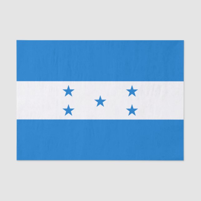 Papel De Seda Bandera de Honduras (Anverso)