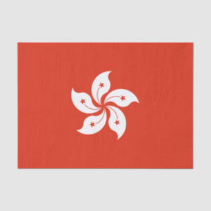 Papel De Seda Bandera de Hong Kong