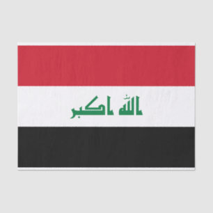 Papel De Seda Bandera de Irak