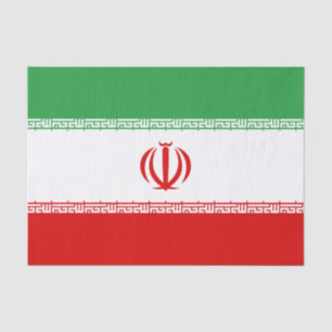 Papel De Seda Bandera de Irán