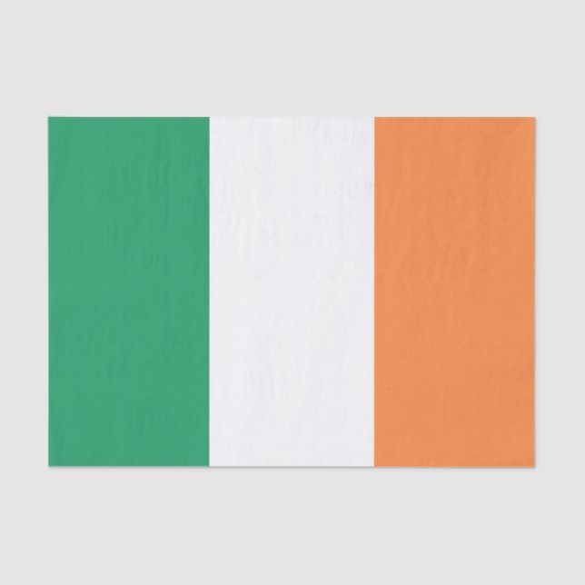 Papel De Seda Bandera de Irlanda (Anverso)