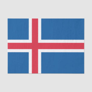 Papel De Seda Bandera de Islandia