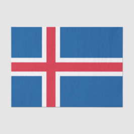 Papel De Seda Bandera de Islandia