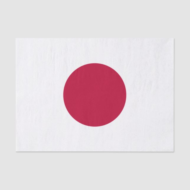 Papel De Seda Bandera de Japón (Anverso)