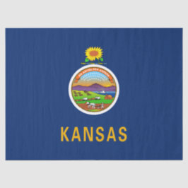 Papel De Seda Bandera de Kansas