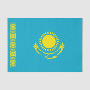 Papel De Seda Bandera de Kazajistán