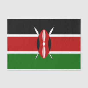 Papel De Seda Bandera de Kenia