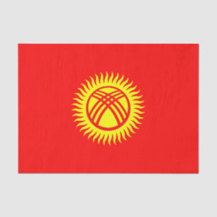 Papel De Seda Bandera de Kirguistán