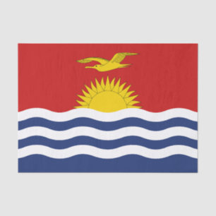 Papel De Seda Bandera de Kiribati