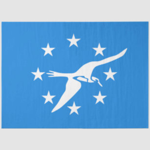 Papel De Seda Bandera de la Ciudad de Corpus Christi (Texas)
