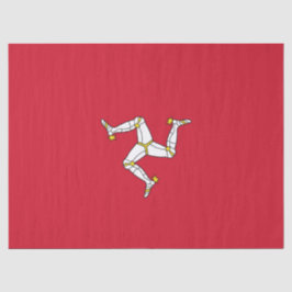 Papel De Seda Bandera de la Isla de Man