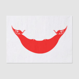 Papel De Seda Bandera de la Isla de Pascua