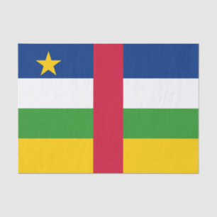 Papel De Seda Bandera de la República Centroafricana