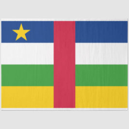 Papel De Seda Bandera de la República Centroafricana