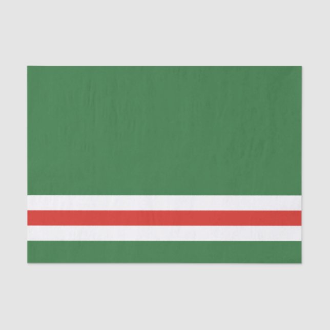 Papel De Seda Bandera de la República Chechena de Ichkeria (Anverso)