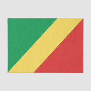 Papel De Seda Bandera de la República del Congo