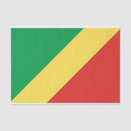 Papel De Seda Bandera de la República del Congo
