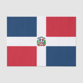 Papel De Seda Bandera de la República Dominicana