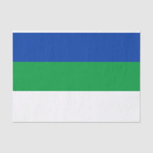 Papel De Seda Bandera de la República Komi