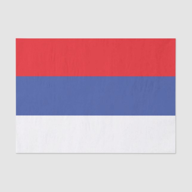 Papel De Seda Bandera de la República Srpska (Anverso)