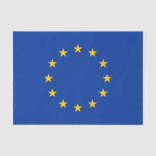 Papel De Seda Bandera de la Unión Europea