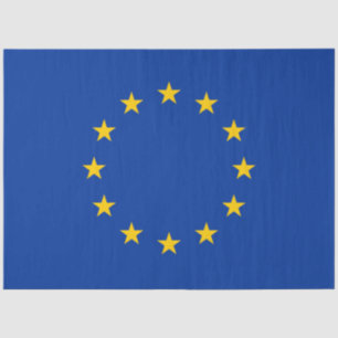 Papel De Seda Bandera de la Unión Europea (UE) (Europa)