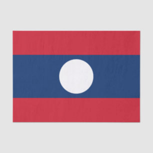 Papel De Seda Bandera de Laos