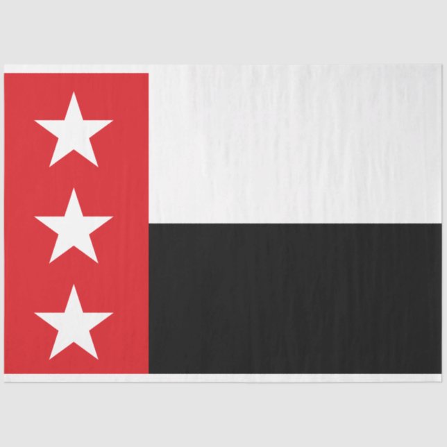 Papel De Seda Bandera de Laredo (Texas) (Anverso)