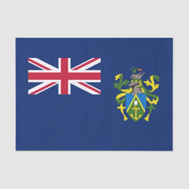 Papel De Seda Bandera de las Islas Pitcairn (Anverso)