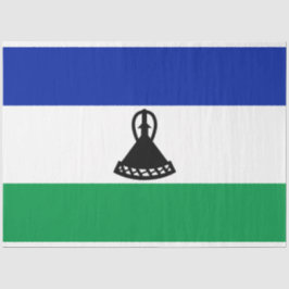 Papel De Seda Bandera de Lesoto