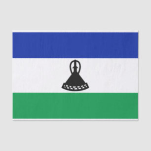 Papel De Seda Bandera de Lesoto