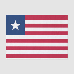 Papel De Seda Bandera de Liberia
