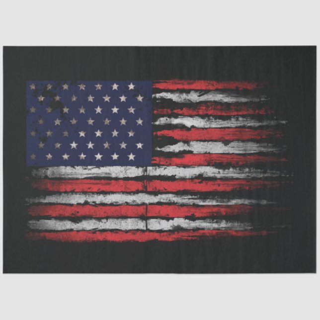 Papel De Seda Bandera de los Estados Unidos (Anverso)