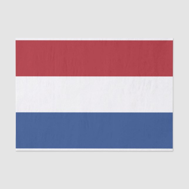 Papel De Seda Bandera de los Países Bajos (Anverso)