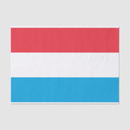 Papel De Seda Bandera de Luxemburgo