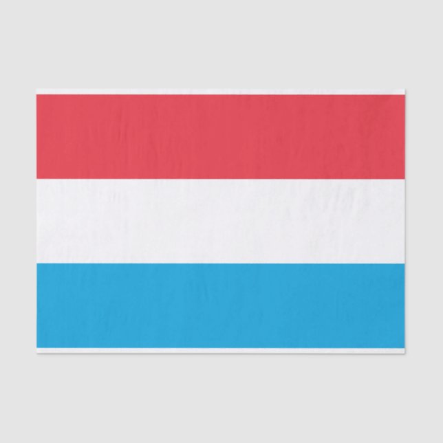 Papel De Seda Bandera de Luxemburgo (Anverso)