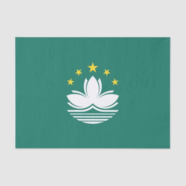 Papel De Seda Bandera de Macao (Anverso)