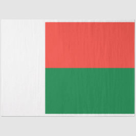 Papel De Seda Bandera de Madagascar