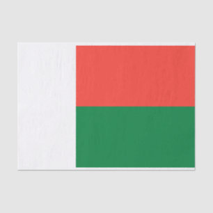 Papel De Seda Bandera de Madagascar